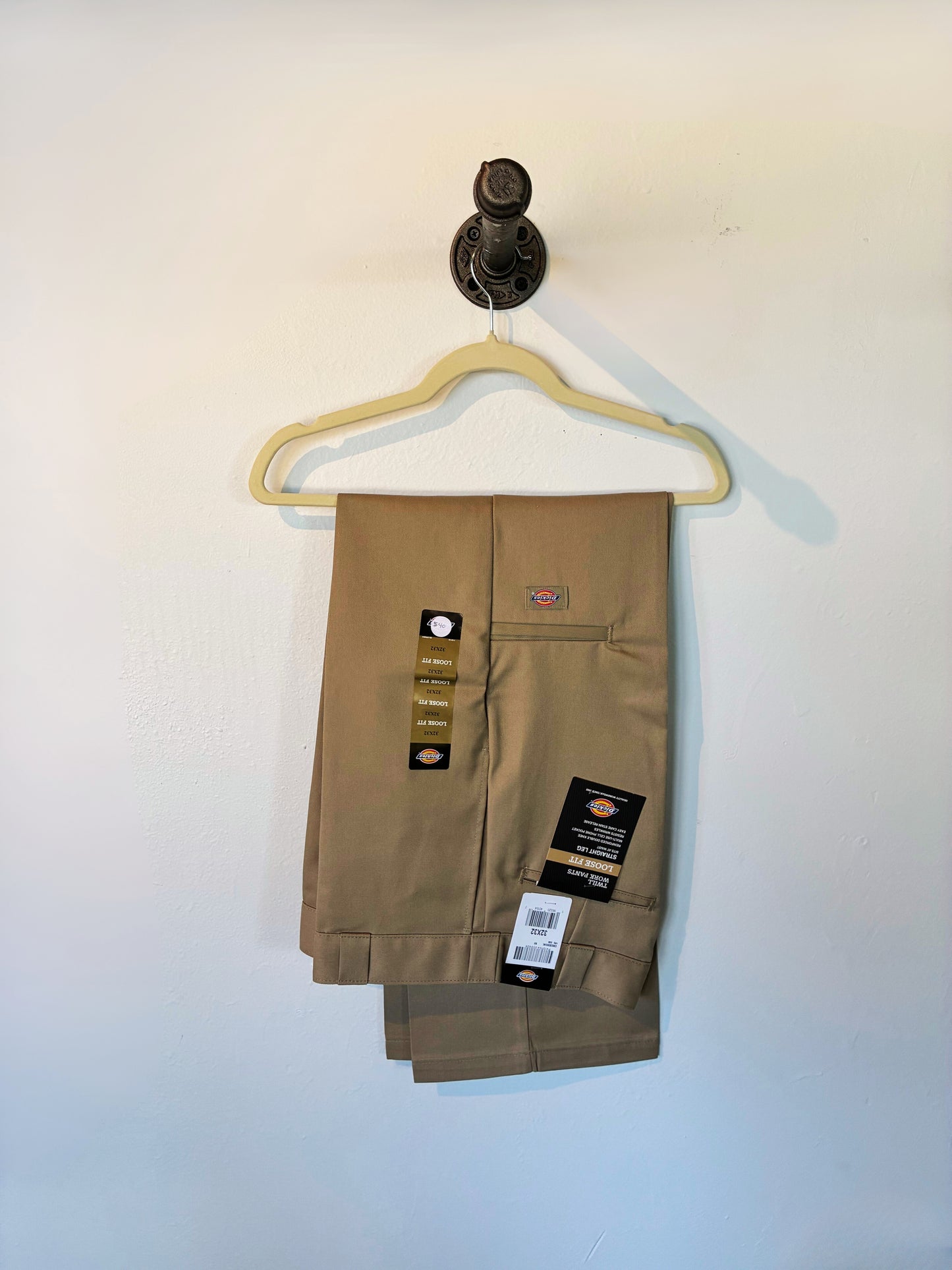 Dickies Loose Fit Double Knee Twill Work Pants - Khaki