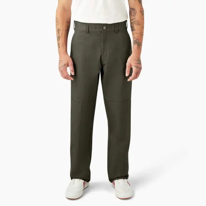Dickies X Spitfire Double Knee Pants - Olive Green