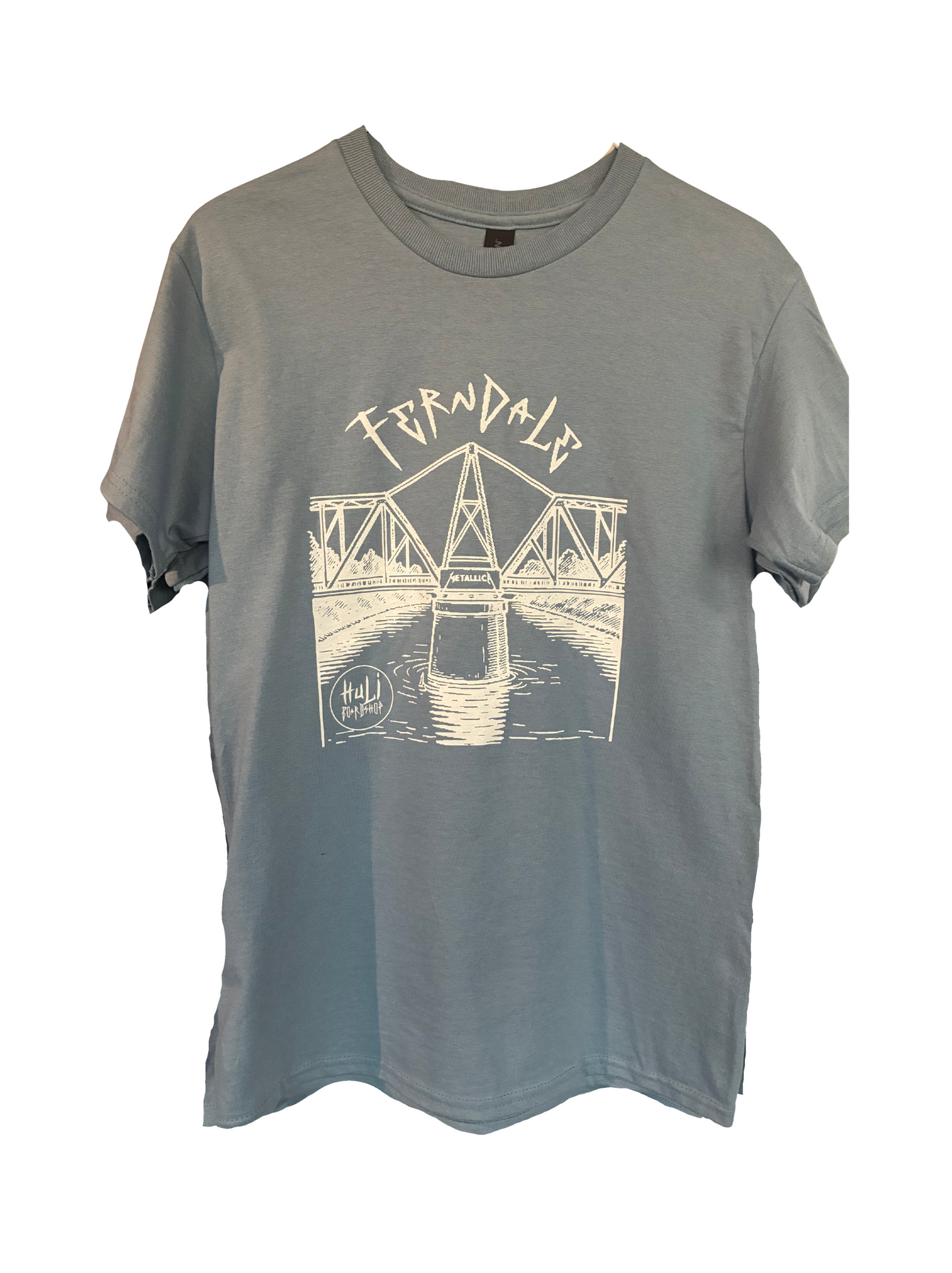 Ferndale Bridge Short Sleeve T-Shirt (Light Blue)