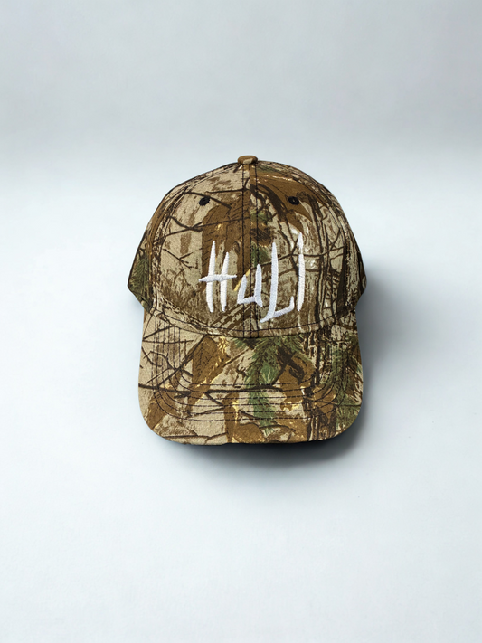 Huli Boardshop Camo Hat – White Stitched Logo (COMING SOON)